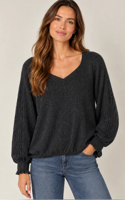 Sweetheart Neck L/S T-Shirt