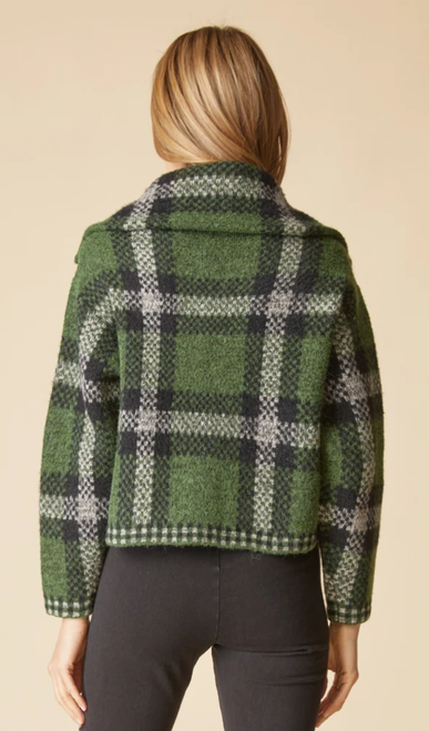 Plaid About You Zip Jacket