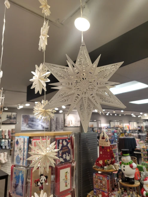 Siri Wooden Star - White