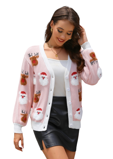 Santa Reindeer Cardigan