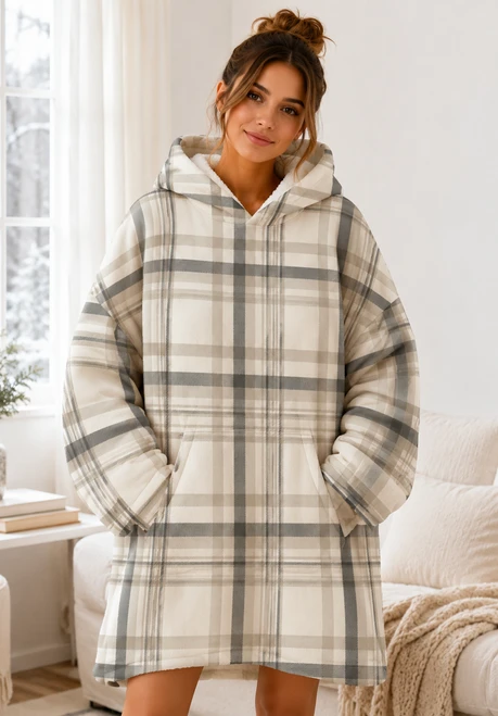 Oversized Sherpa Hoodie