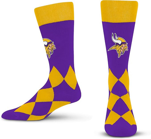 Vikings Big Diamond Sock