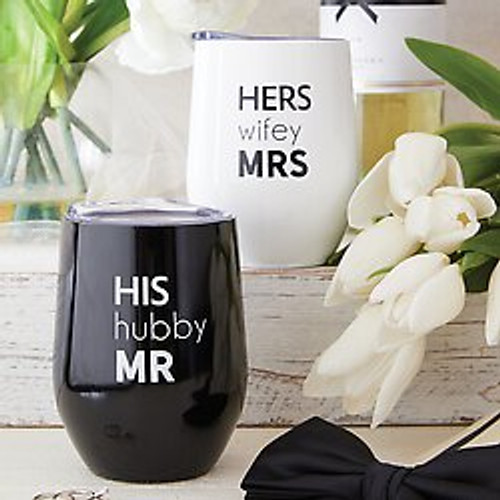 Mr and Mrs Epoxy Tumbler Set Bridal Gifts Newly Wed -   Wedding  tumbler cups, Wedding tumblers, Custom tumbler cups
