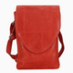 High-quality, genuine red leather cross-body bag from Latico Leathers