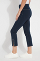 Split Embroid Jean Legging