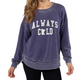 Always Cold MN Crewneck Sweatshirt - Blue