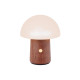 Alice Mushroom Lamp - Mini Walnut