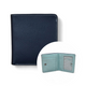 iLi NY Two Tone Leather Wallet Navy Light Blue