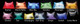 Glass Love Cats Colors