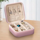 Zip Around Square Jewelry Box