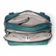 Baggallini Modern Double Zip Crossbody Green Inside