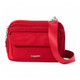 Baggallini Modern Double Zip Crossbody Red
