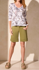 Combo Print Knit T-Shirt - Final Sale