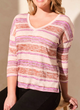 Combo Print Knit T-Shirt - Final Sale