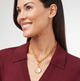 Honeybee Demi Necklace-Iridescent Clear Crystal-OS