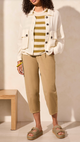 Gauze Button Jacket