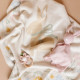 Pastel Bunny Cotton Baby Blanket