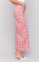 Charlie B Wide Leg Red Floral Pants