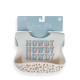 Howdy Silicone Bucket Bib Jujube