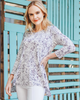 Floral Parachute Hem Tunic
