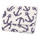 Anchor Navy Throw Blanket
