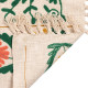 Embroidered Floral Throw with Tassels