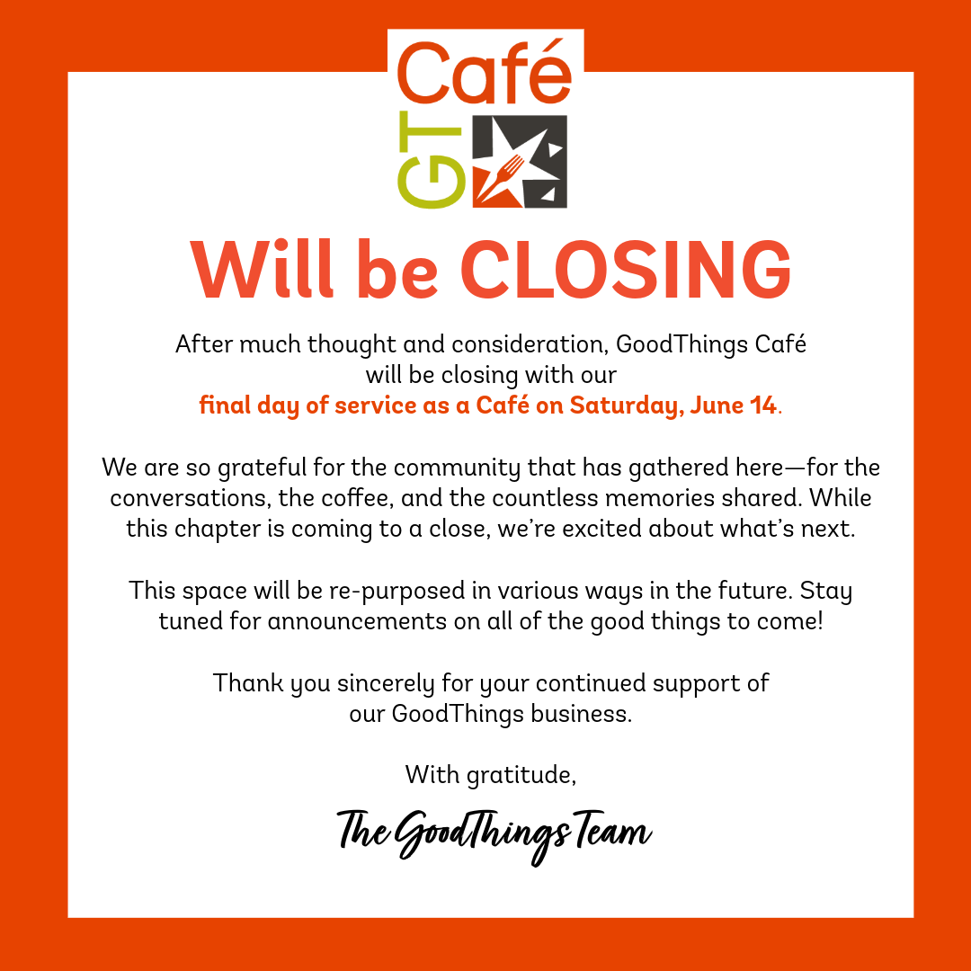 Cafe Closure Announcement