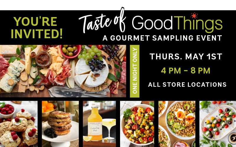 Taste of GoodThings Collage of Food Items