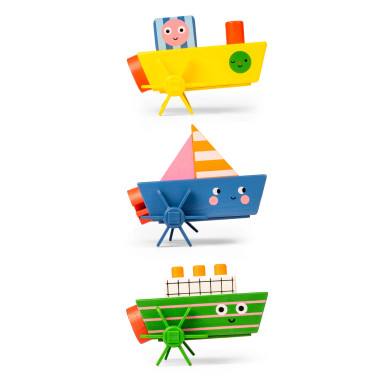 Kidoki Wind-Up Boat