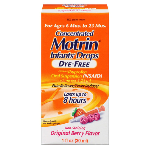 Motrin Pain Reliever/Fever Reducer, Infants' Drops, Berry Flavor, 1 oz