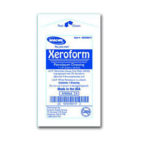 Impregnated Non-Adherent Xeroform Gauze, 2" x 2" (Box of 25)