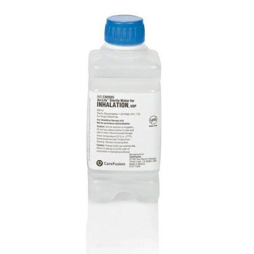 AirLife Prefilled Nebulizer Sterile Water For Inhalation 500mL