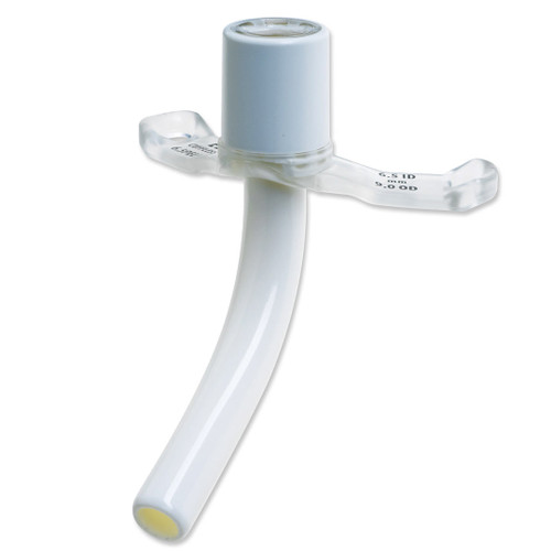 Shiley Extra Long Pediatric Tracheostomy Tube, Cuffless, Size 5