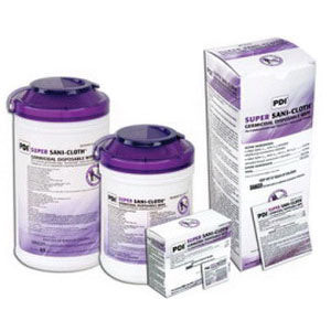 Super Sani-Cloth Packets-Large (55% Alcohol) (Box of 50)