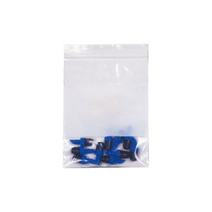 Clear Line Seal Top Reclosable Bag with Write-On Block, 8" x 5" (Case of 1000)