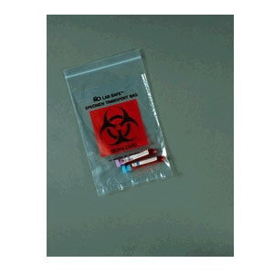 Biohazard ZipLock Bag, 9" x 12" (Package of 100)