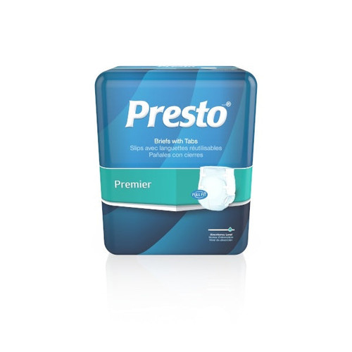 Presto Performance Premier Brief, Adult, X-Large, 58" - 64" (Case of 60)