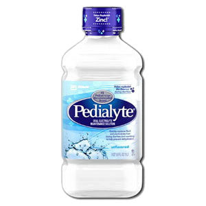 Pedialyte Unflavored, Retail 1 Liter Bottle (Case of 8)