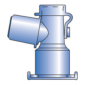 Smiths Medical ASD, Inc. Pneupac Sterile Standard Dual-Axis Swivel Adapter