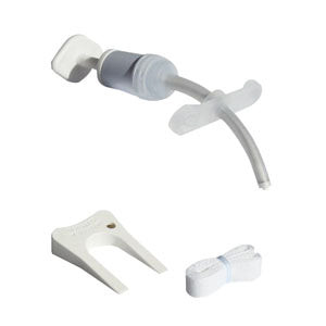 Smiths Medical ASD, Inc. Bivona Uncuffed Pediatric FlexTend Plus Tracheostomy Tube, 6 mm