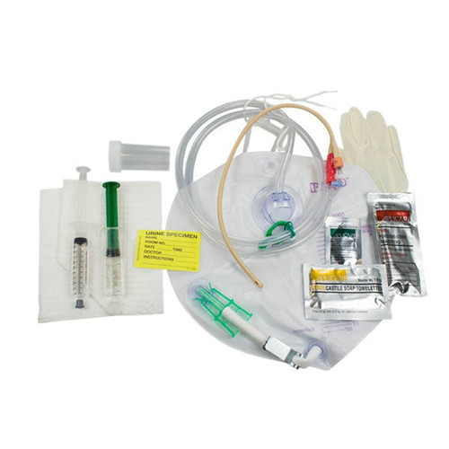 BARDEX Advanced I.C. Foley Tray with Urine Meter, 16 fr