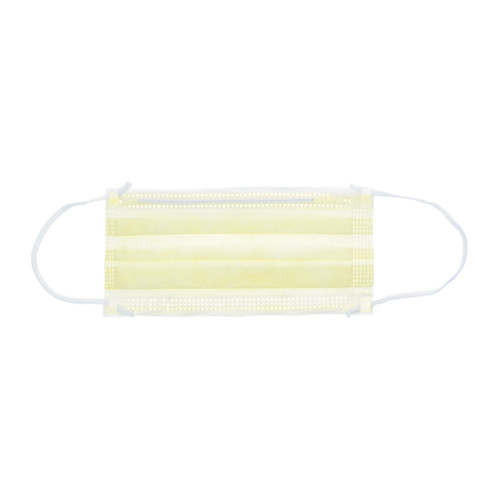 Cardinal Health Level 1 Procedure Mask, Ear Loops, Yellow (Box of 50)