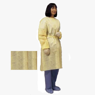 Non-Surgical Lightweight Isolation Gown  Yellow  Universal (Package of 10)