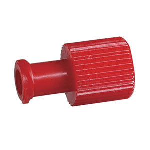 Red Cap Replacement Luer Cap, Dual Function (Box of 100)