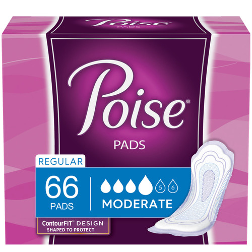 Poise Pad Moderate Absorbency 11" (Case of 132)