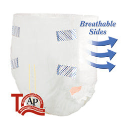 Tranquility SmartCore Brief Medium 32" - 44", White (Case of 96)