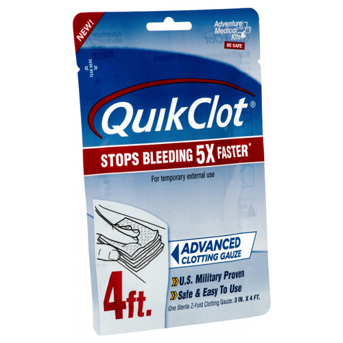 QuikClot Gauze 3" x 4'