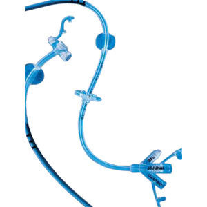 MIC-KEY Low-Profile Transgastric-Jejunal Feeding Tube, 18 Fr, 1.5 cm Stoma Length, 22 cm Jejunal Length