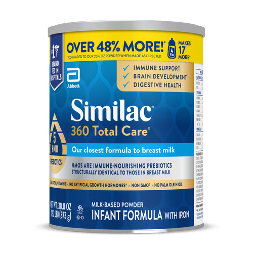 Similac 360 Total Care Powder, 30.8 oz, Retail