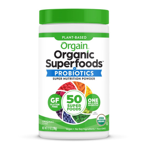 Orgain Organic Superfoods All-In-One Super Nutrition Powder, Original Flavor, 0.62 lb Canister